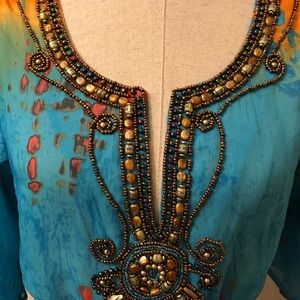 ARDEN B Summer Tunic Beach Cover (S) NWOT